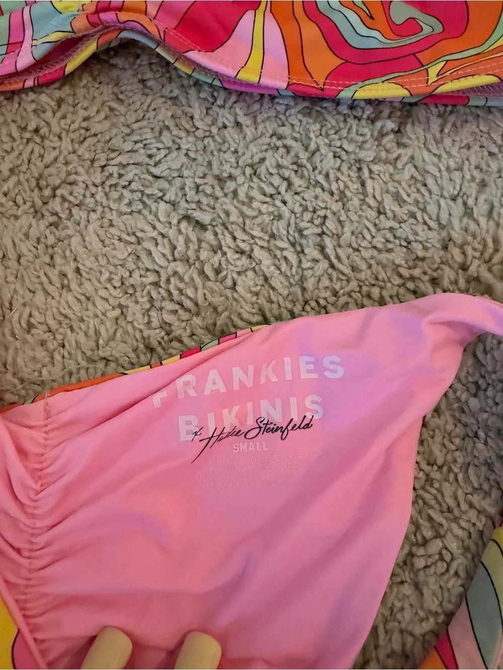 Frankie’s Bikinis Dexter Bralette Scoop Bikini Set